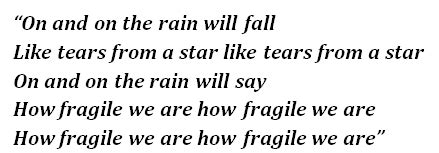 fragility lyrics|fragile sting lyrics meaning.